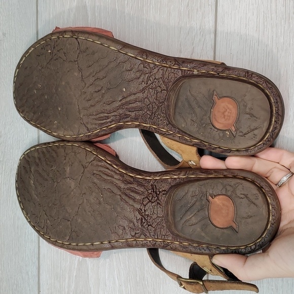 Born Women Leather Ankle Strappy Sandals shoes sz 9 - Picture 9 of 10